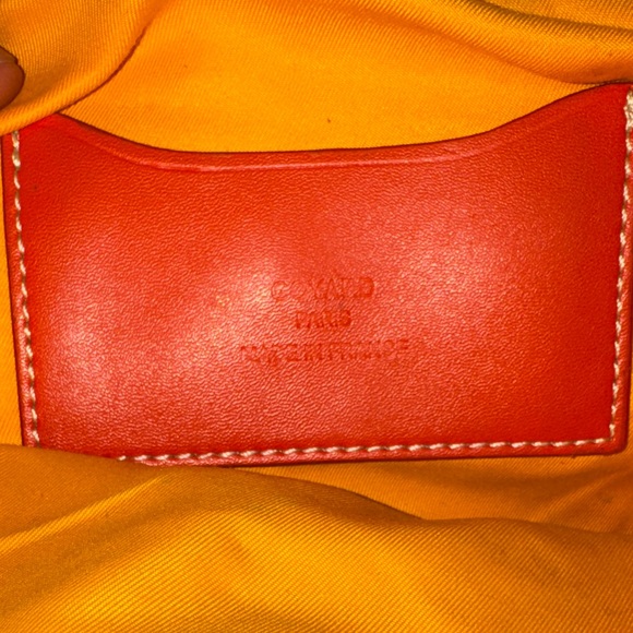 Goyard Orange Clutch - Picture 3 of 10